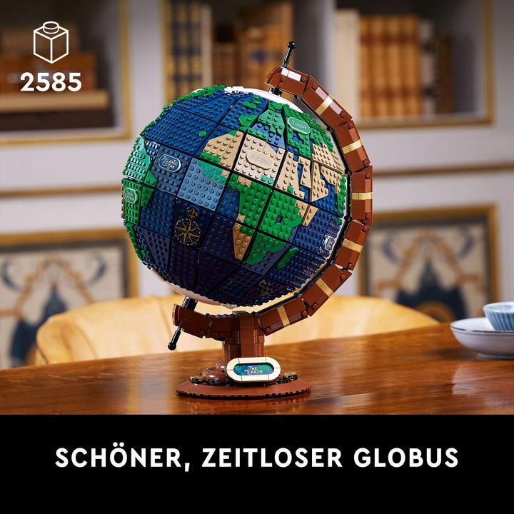Actual product image LEGO Globe (21332, LEGO Ideas, LEGO Rare Sets)