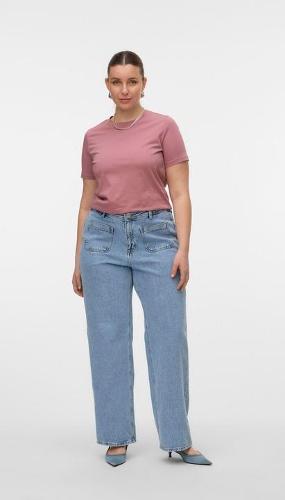 Image du produit Vero Moda VMCTESSA Hohe Taille Weiter Beinschnitt Jeans Weit geschnitten (52)