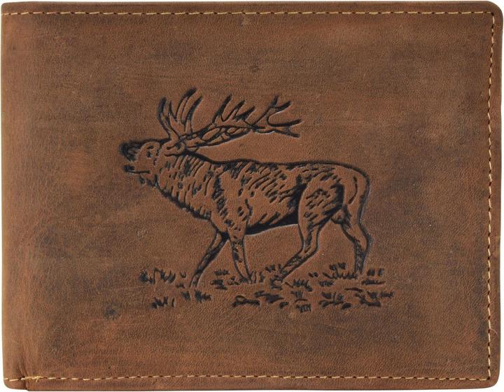 Produktbild Greenburry Vintage Hirsch Geldbörse Leder 12 cm