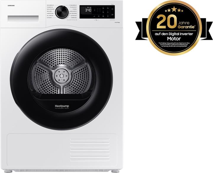 Actual product image Samsung DV92CGC2EX Wärmepumpentrockner (9 kg, Right)