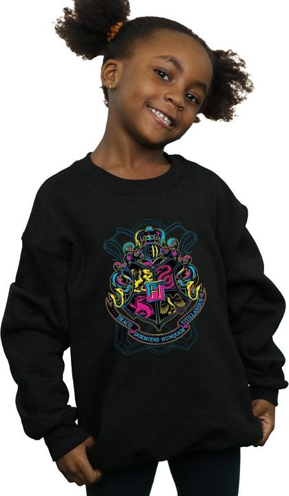 Produktbild Neon Hogwarts Crest Sweatshirt Mädchen (152, 158)