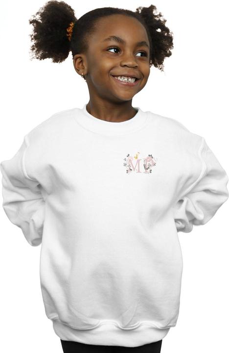 Actual product image Disney Girls Mary Poppins Letter Breast Print Sweatshirt (140, 146)