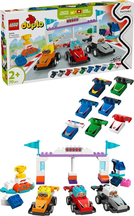 Produktbild LEGO F1 Team Rennautos mit Rennfahrern (10445)