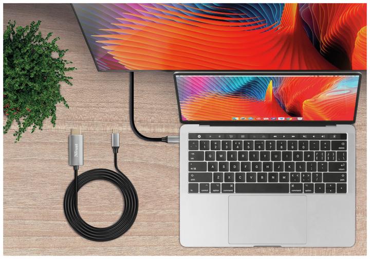 Image du produit Trust Câble de connexion USB-C (1x USB-C™ mâle (1.80 m, USB Type C, HDMI)