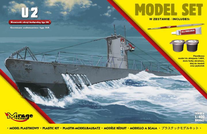 Image du produit Mirage Hobby U2(Submarin allemand WWII typeIIA(ModelSe