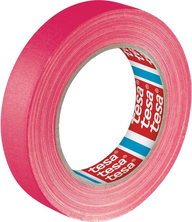 Produktbild tesa Gewebeband Neon-Pink 25m:19mm (19 mm)