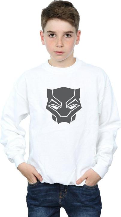 Actual product image Boys Black Panther Black On Black Sweatshirt (140, 146)