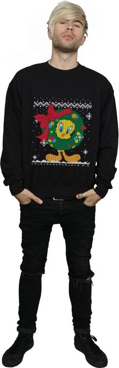 Produktbild Looney Tunes Tweety Pie Christmas Fair Isle Sweatshirt (XXL)