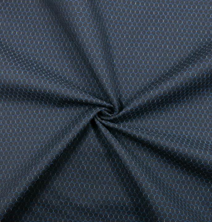 Actual product image Stoffrestposten Fashion fabric - Fine circles black - Minimum selling quantity: 1 metre