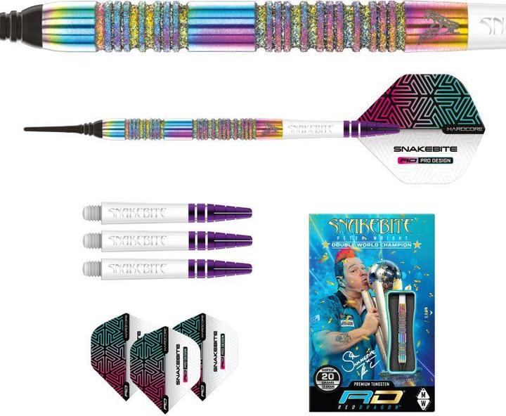 Image du produit Red Dragon Peter Wright Snakebite Spectrum Diamond Fusion SE Softtip (20 g)