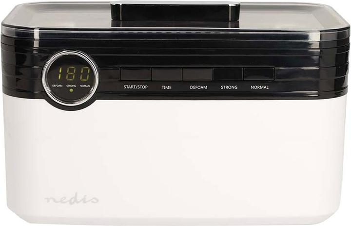 Actual product image Nedis Ultrasonic jewellery cleaner | Mains power supply | 220 - 240 V AC 50/60 Hz | Euro / Type-C (C (43 kHz, 1800 ml)