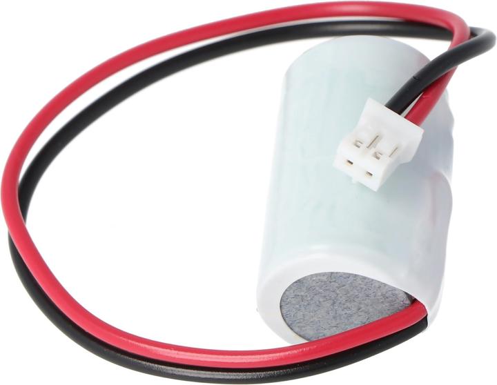 Actual product image AccuCell Battery Varta CR1/2AA with cable and plug Prod.No.: 06127201390 (1 pcs., AA, 950 mAh)