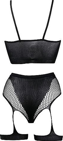 Image du produit Le Désir 2PC Bra set with garters - O/S (Taille unique)