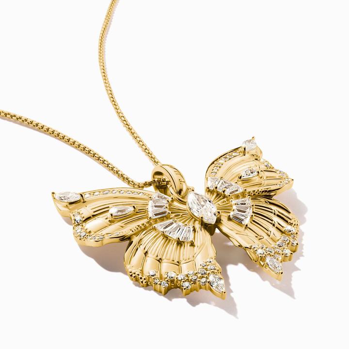Actual product image Thomas Sabo PE984-414-14 Anhänger butterfly mit Steinen vergoldet Damen (Sterling silver 925)