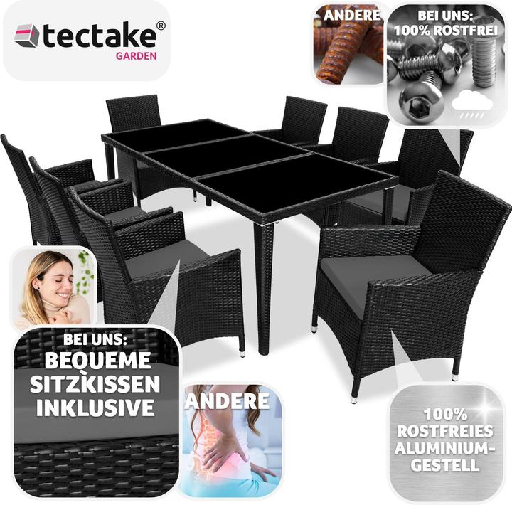 Immagine prodotto tectake Rattan Sitzgruppe Monaco