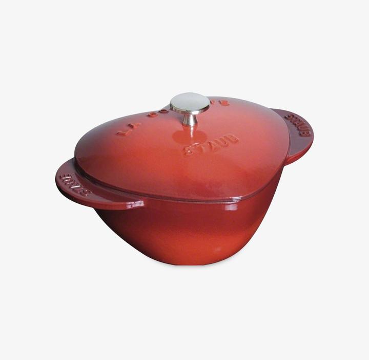 Immagine prodotto Staub Roaster HEART rosso ciliegia (20 cm, Pirofila + casseruola, Ghisa)