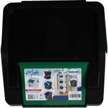 Immagine prodotto Tontarelli pattumiera verticale con manico moda 28l verde/ner (28 l)