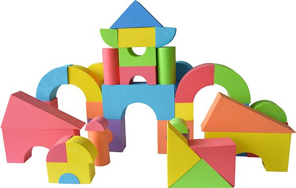 Image du produit Babytrold Pädagogische Schaumstoffblöcke