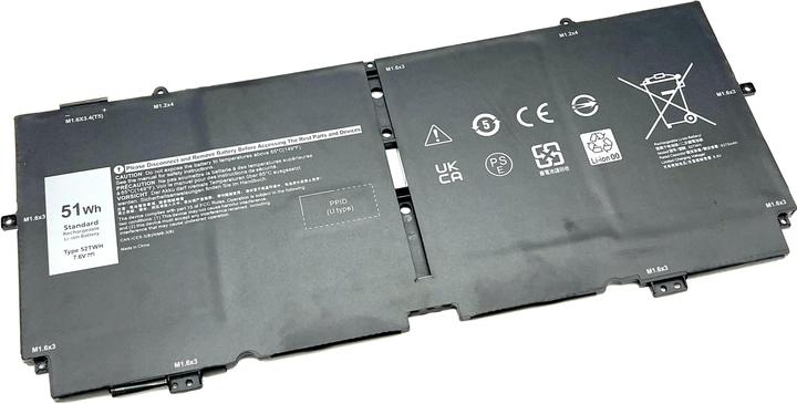 Produktbild Vistaport Akku für DELL XPS 13 7390 2in1/7390 2in1 (4 Zellen, 6375 mAh)