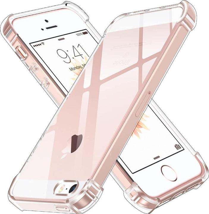 Produktbild Screenguard Apple iPhone 5/5S/SE Hülle Crystal Soft Airbag Bumper (Apple iPhone 5)