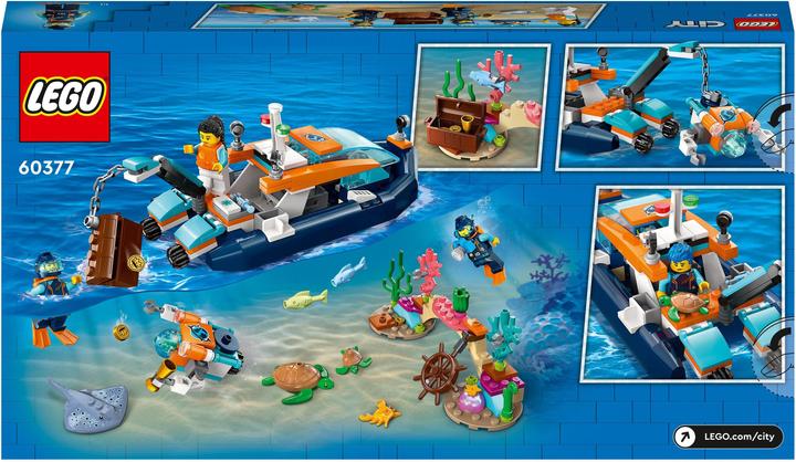 Immagine prodotto LEGO Barca da ricerca marina (60377, LEGO City)