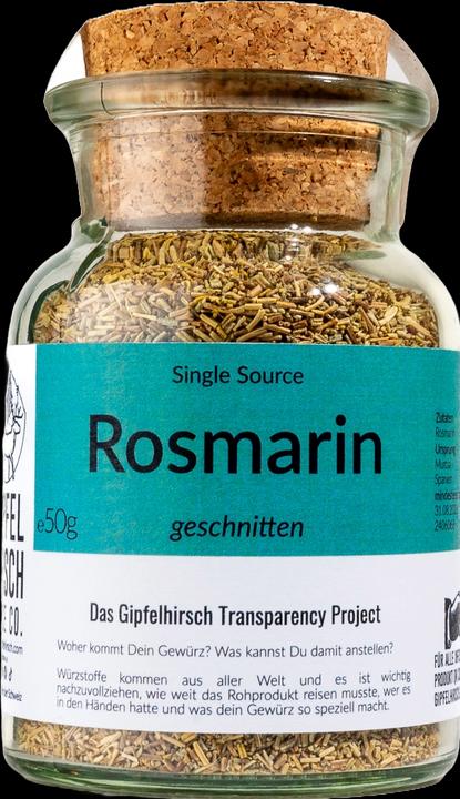 Actual product image Gipfelhirsch Rosemary, chopped (50 g)