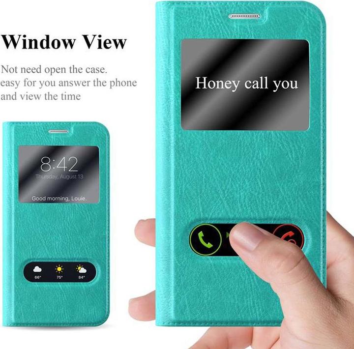 Produktbild Cadorabo Book mit View Doppelfenster Cover (Samsung Galaxy Note 5)