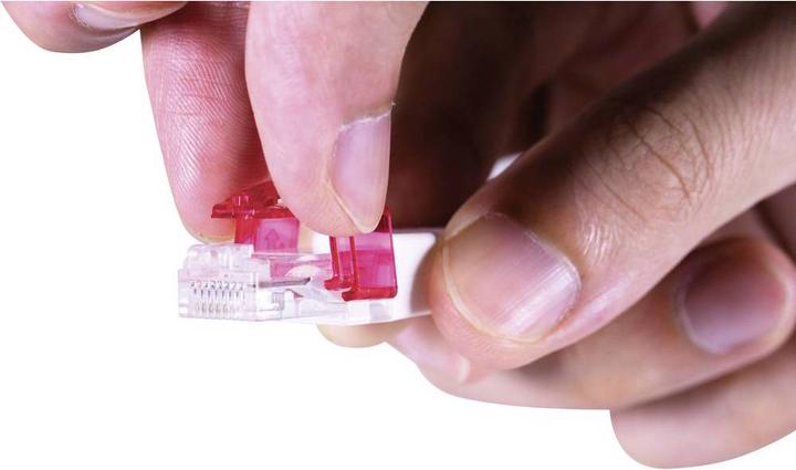 Produktbild Renkforce Rastnasen-Reparaturclip für Netzwerkkabel 100 St