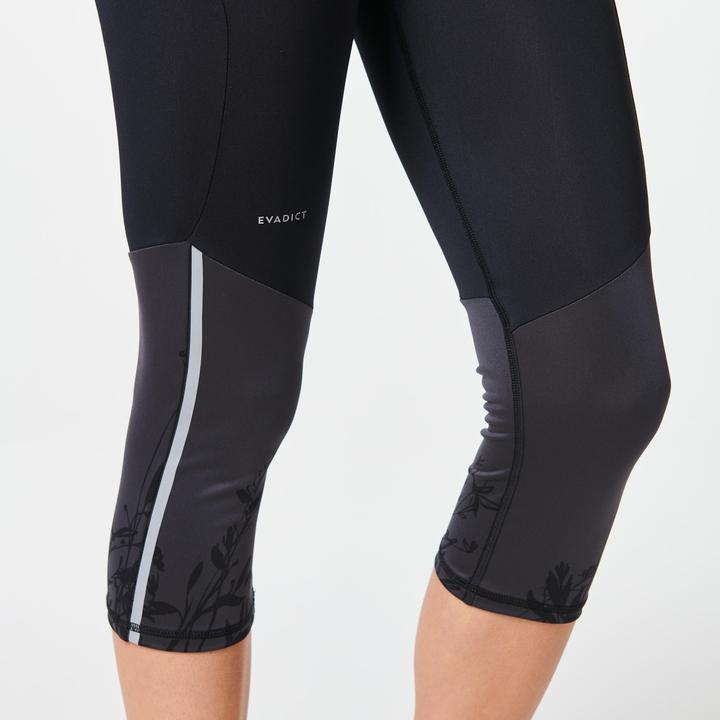 Image du produit Evadict Collant de course 3/4 Trail femme noir/bronze (XXS)