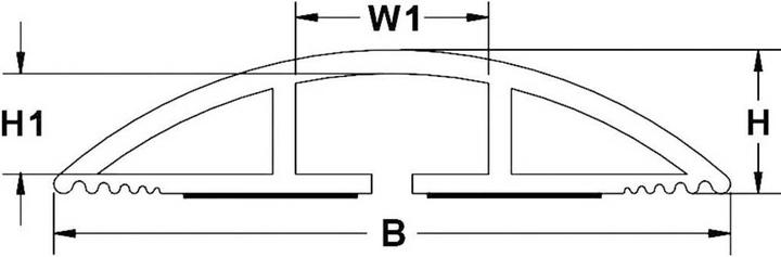 Produktbild KSS Flexible Kabelbrücke, selbstklebend (Kabelbrücke, 183 cm)