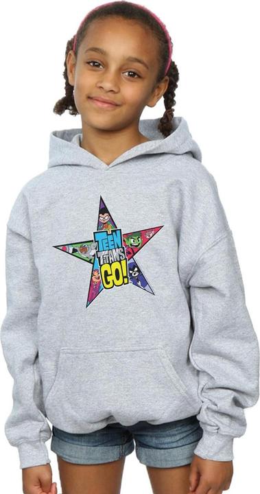 Immagine prodotto Teen Titans Go Star Logo Felpa con Cappuccio Ragazze (140, 146)