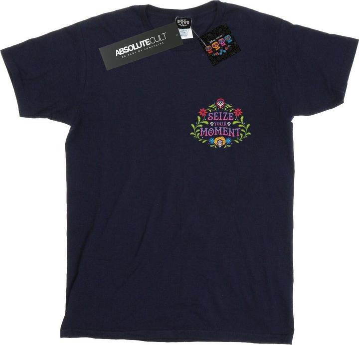 Actual product image Disney Womens/Ladies Coco Seize Your Moment Cotton Boyfriend T-Shirt (XL)