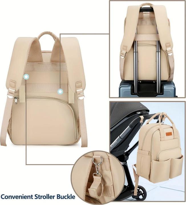 Image du produit Only-Bags.Store Sac à dos multifonctionnel et imperméable pour maman, grand sac à dos de voyage