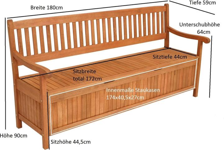 Image du produit Degamo Banc coffre MONTEGO