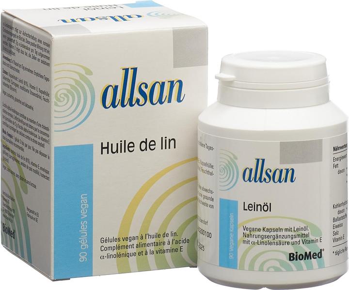 Immagine prodotto Allsan Olio di lino (1 Pezzo/i, Pillole, 140 g)