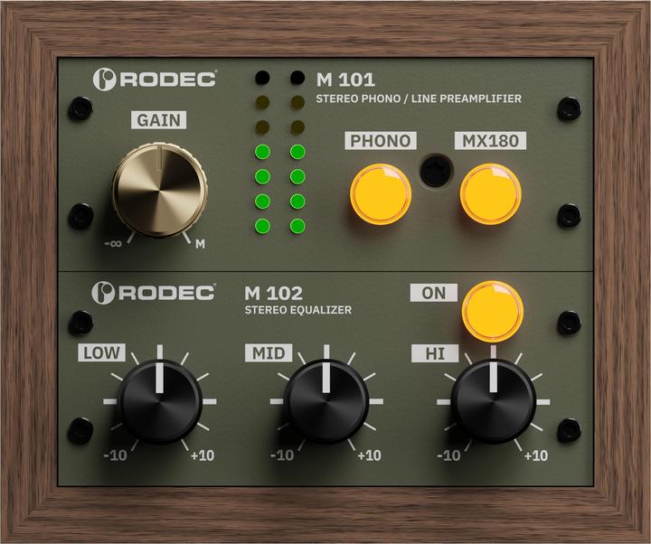 Rodec BUNK 01 WALNUT / GREEN (Studio- und Livemixer)