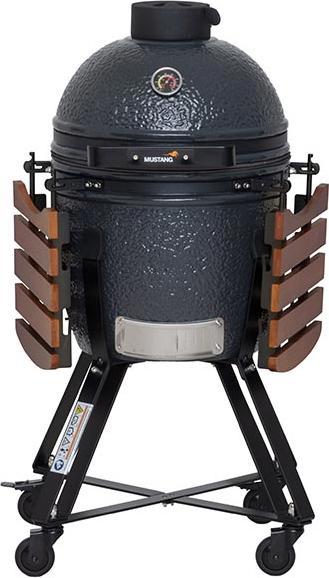 Actual product image Mustang Grill Kamado M Charcoal Charcoal Barbecue Grill Surface (Diameter)=380mm Grey (380 mm)