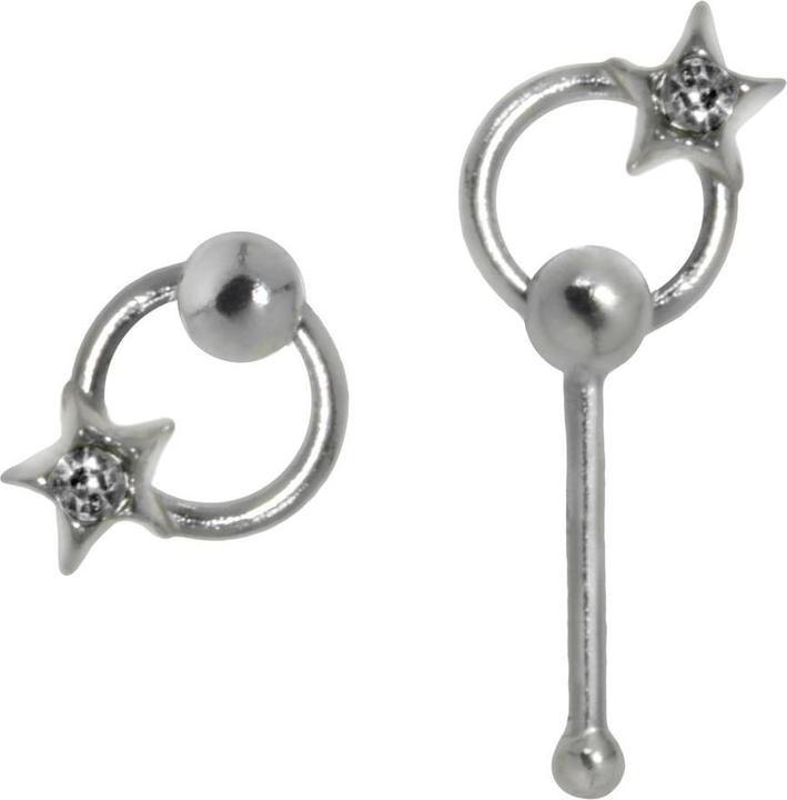 Immagine prodotto Bijouteria Piercing per naso (Vetro (di orologio), Argento 925)