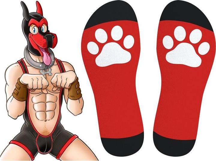 Actual product image Kinky Puppy BIG GOOD BOY" socks (39 - 45)