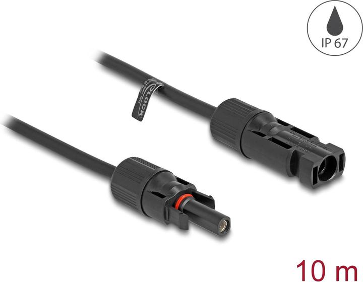 Immagine prodotto Delock Cavo di collegamento da spina a presa 4 mm², 10 m (Cavo solare)
