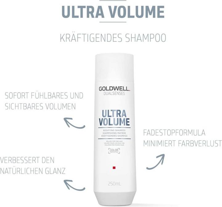Produktbild Goldwell Dualsenses Ultra Volume Bodifying Shampoo (250 ml, Flüssiges Shampoo)