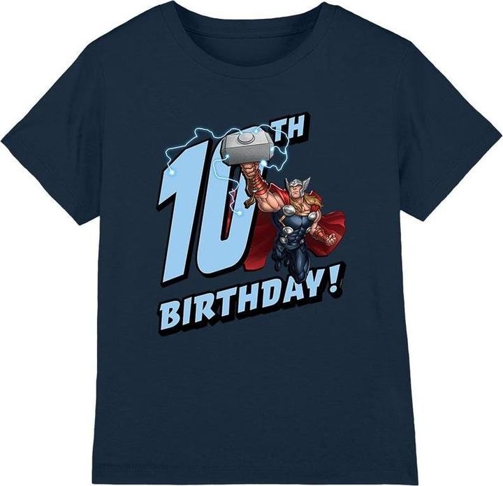 Actual product image Thor Childrens/Kids 10th Birthday T-Shirt (104)