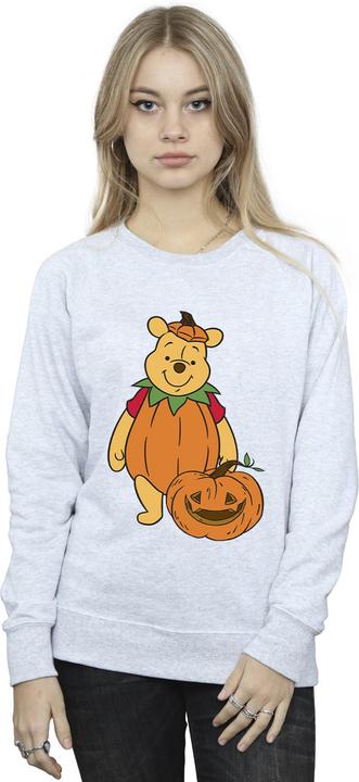 Actual product image Winnie the Pooh Womens/Ladies Pumpkin Halloween Sweatshirt (XL)