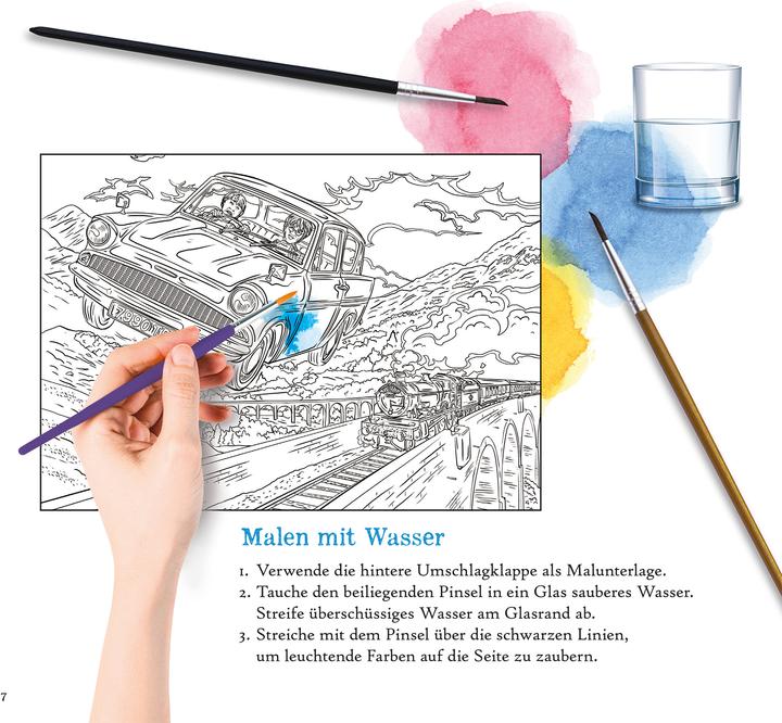 Actual product image Panini Harry Potter Magischer Wasserzauber - Bring Farbe in die Za (German, Panini Verlags GmbH, 2023)
