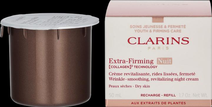 Produktbild Clarins Extra-Firming Nuit (COLLAGEN)³ TECHNOLOGY Crème Peaux sèches Refill (50 ml, Nachtcreme)