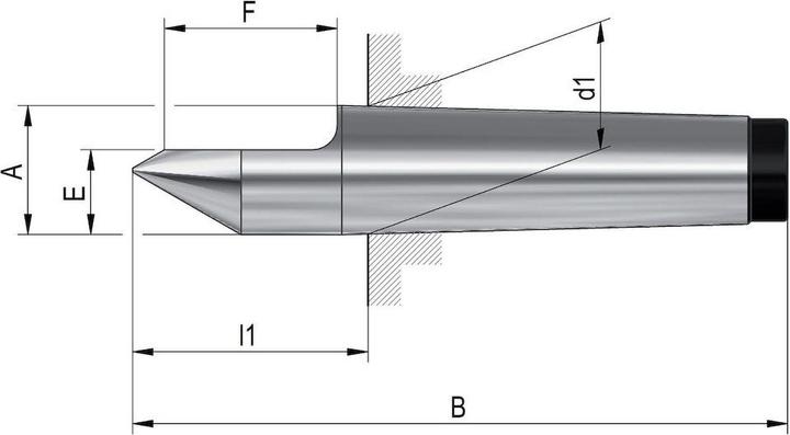 Actual product image Röhm Fixed centring tips