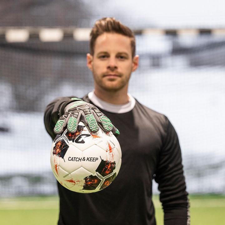 Produktbild Catch & Keep Fussballhandschuhe Fly Mint Soul Gr. 9.5 Mintgrün Torwart Keeper Goalie Handschuhe (9.5)