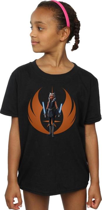 Image du produit Star Wars - T-shirt CLONE WARS AHSOKA REBEL POSE - Fille (140, 146)