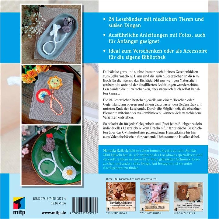 Produktbild Amigurumi-Lesezeichen häkeln