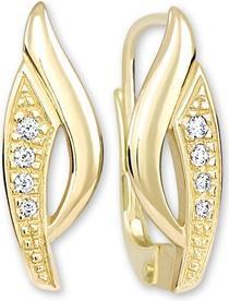 Produktbild Brilio Yellow gold earrings with zircons 239 001 00660